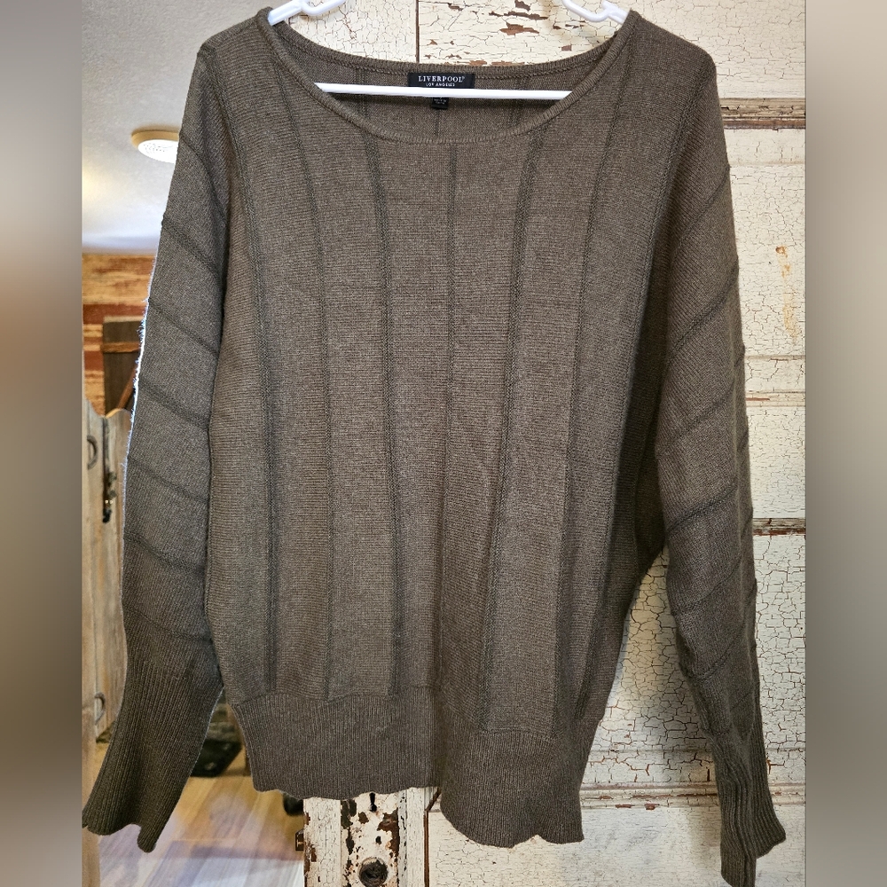 Gorgeous LIVERPOOL LOS ANGELES soft High Quality Viscose Sweater Sz Small EUC!